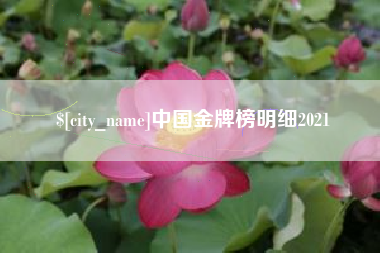 株洲中国金牌榜明细2021