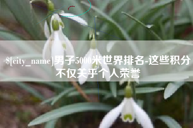 株洲男子5000米世界排名-这些积分不仅关乎个人荣誉