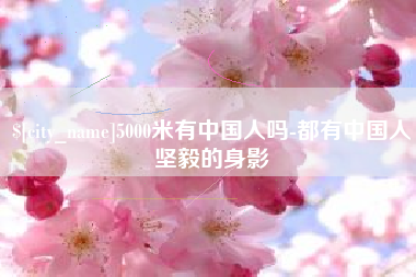 株洲5000米有中国人吗-都有中国人坚毅的身影