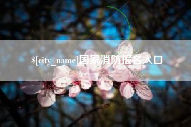 株洲国家消防报名入口