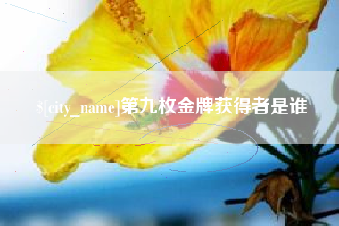 株洲第九枚金牌获得者是谁