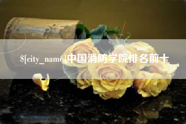 株洲中国消防学院排名前十