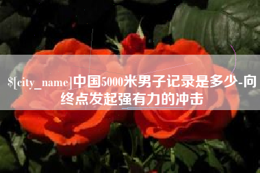 株洲中国5000米男子记录是多少-向终点发起强有力的冲击