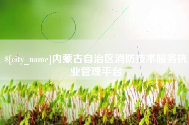 株洲内蒙古自治区消防技术服务执业管理平台