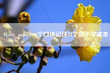 株洲一个口诀记住34个省小学课本