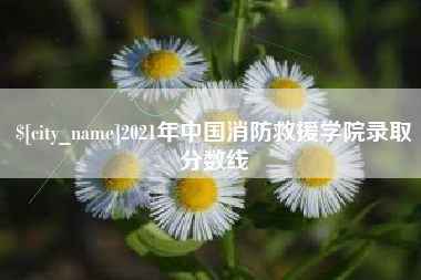 株洲2021年中国消防救援学院录取分数线