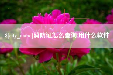 株洲消防证怎么查询,用什么软件