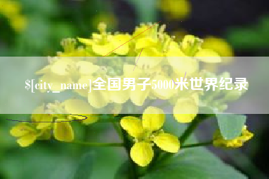 株洲全国男子5000米世界纪录