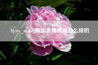 株洲奥运金牌榜是怎么排的