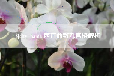 株洲西方命数九宫格解析