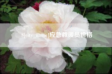 株洲应急救援员价格
