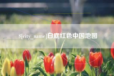 株洲白底红色中国地图