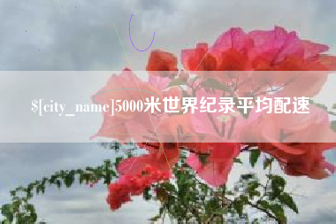 株洲5000米世界纪录平均配速