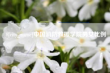 株洲中国消防救援学院男女比例