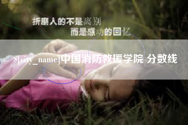 株洲中国消防救援学院 分数线