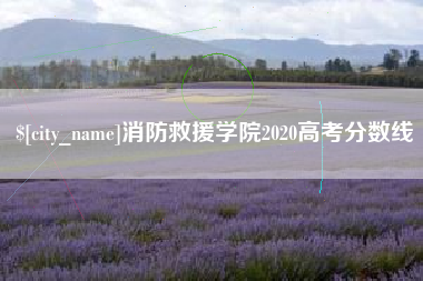 株洲消防救援学院2020高考分数线