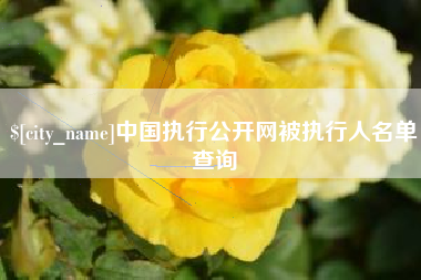 株洲中国执行公开网被执行人名单查询