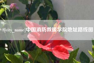 株洲中国消防救援学院地址路线图
