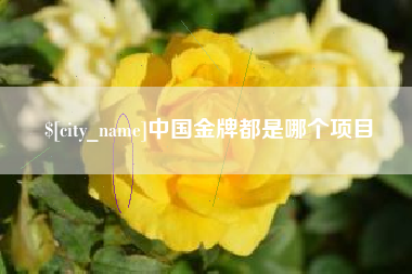 株洲中国金牌都是哪个项目