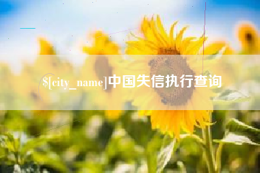 株洲中国失信执行查询