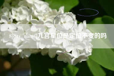 株洲九宫星位是定位不变的吗
