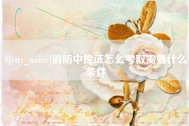 株洲消防中控证怎么考取需要什么条件