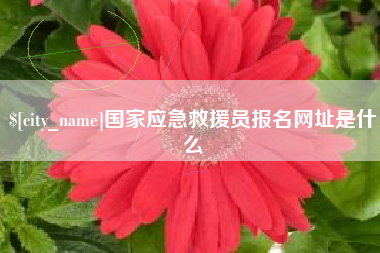 株洲国家应急救援员报名网址是什么