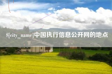 株洲中国执行信息公开网的地点