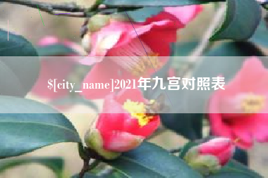 株洲2021年九宫对照表