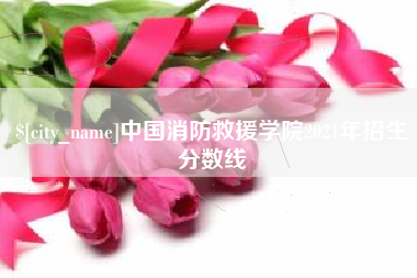 株洲中国消防救援学院2021年招生分数线