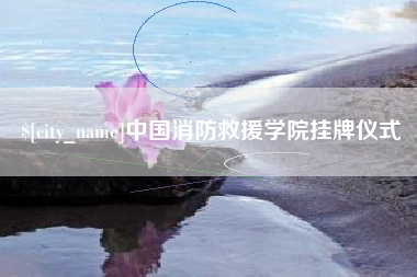 株洲中国消防救援学院挂牌仪式