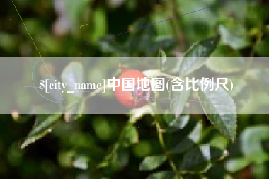 株洲中国地图(含比例尺)