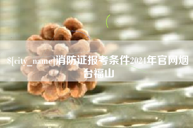 株洲消防证报考条件2024年官网烟台福山